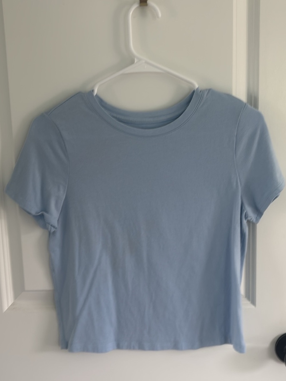 Old Navy Bestees Light Blue cropped Short Sleeve Tee